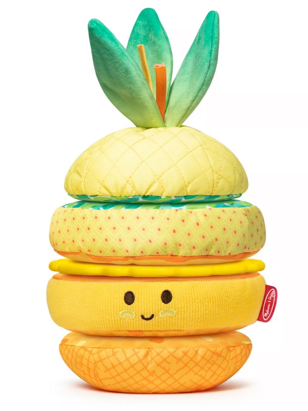 Melissa & Doug Pineapple Soft Stacker Plush Baby Toy